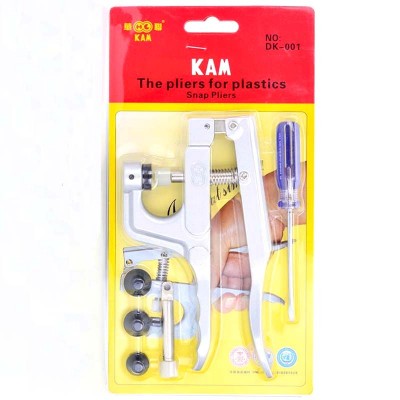 Original kam snap press machine stainless steel kam snap pliers factory outlet snap button machine DK-001